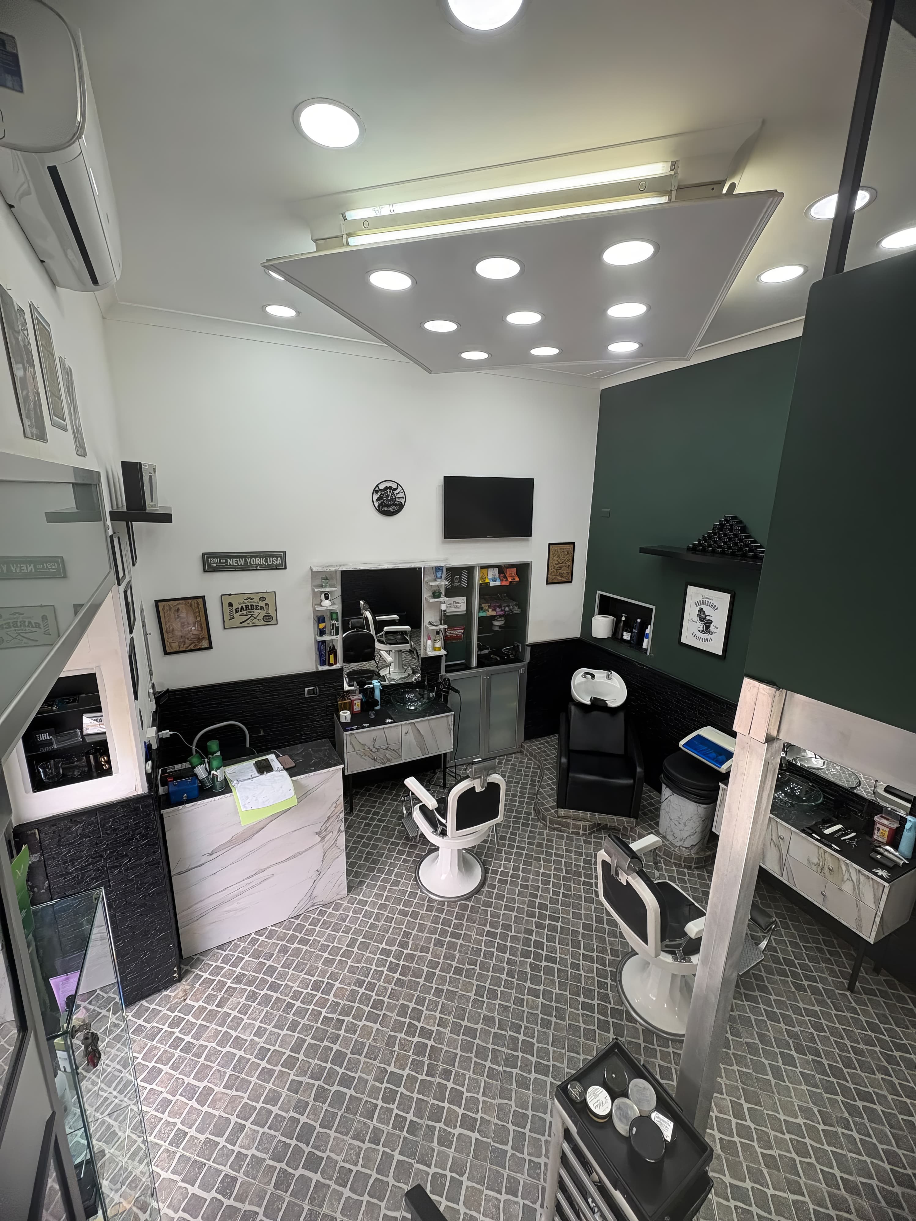 Interno barbershop